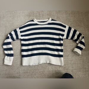 J. Crew striped knit sweater